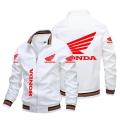 Men's Honda Motorcycle Jacket Honda Red Wing Racing Logo Print Biker Jacket Windbreaker Honda Car Team Jacket Men Clothing Coats. 
