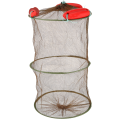 Collapsible Large Capacity Fishing Net Floating Fishing Net Portable Fishing Mesh Net Locating Net Drawstring Fish Catching Net.