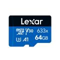 【Ready Stock+FREE Shipping+COD】Original Lexar 633x Micro SD Card 512GB 256GB 128GB 64GB 32GB Memory Card Up to 100MB/s Read A2/A1 microSDHC/microSDXC TF Card.