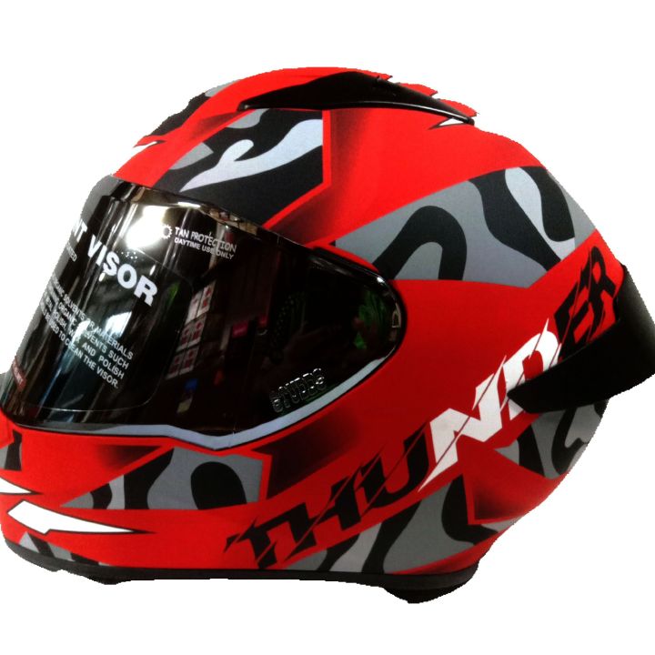 Studds%20thunder%20D7%20matt%20red%20and%20black%20colour%20helmet%20with%20spoiler%20and%20dual%20certification.%20-%20Motors%20-%20Modern%20and%20Trendy%20-%20Image%205