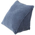 Reading Backrest Cushion Wedge Pillow Back Cushion Lumbar Pad Bed Office Chair Rest Pillow Back Support Pillow(Blue). 