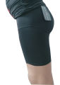 Skin Tight Half Pant For Men Women Black: Skin-Tight Half Pants Suitable For Both Men And Women, Perfect For Various Sports Activities Or Casual Wear..