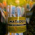 Matador Soft Bristle Toothbrushes, Multi-Color, Plaque & Tartar Control, 12-Pack in Jar. 