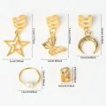 25pcs Dreadlock Hair Rings Adjustable Cuffs Clip Hair Braids Dirty Braids Bead Hairpin hair accessories Headwear for women Girls.
