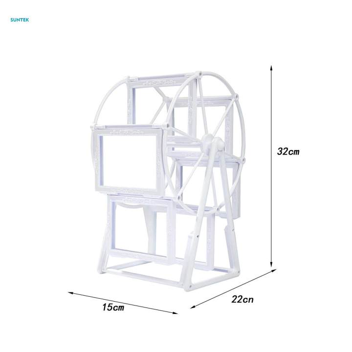 Rotating%20Wheel%20Picture%20Frame%20Novelty%20Table%20Decoration%20Photo%20Frame%20Rotating%20for%20Bedroom%20Book%20-%20Image%209
