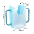 Milk Box Holder Infant Anti-Spill Cup Holder Bottle Cup Milk Holder Adjustable Safety Plastic Baby Toddler Juice Box Drinking. 