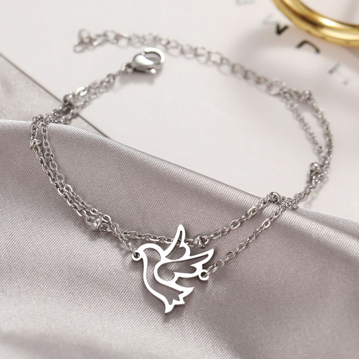 %E3%80%90Daily%20Necessities%20For%20Anyone%20Store%E3%80%91Stainless%20Steel%20Bracelets%20Korean%20Fashion%20Bird%20Pigeon%20Multi-layer%20Bead%20Chain%20Charms%20For%20Women%20Jewelry%20Gifts%20-%20Image%204
