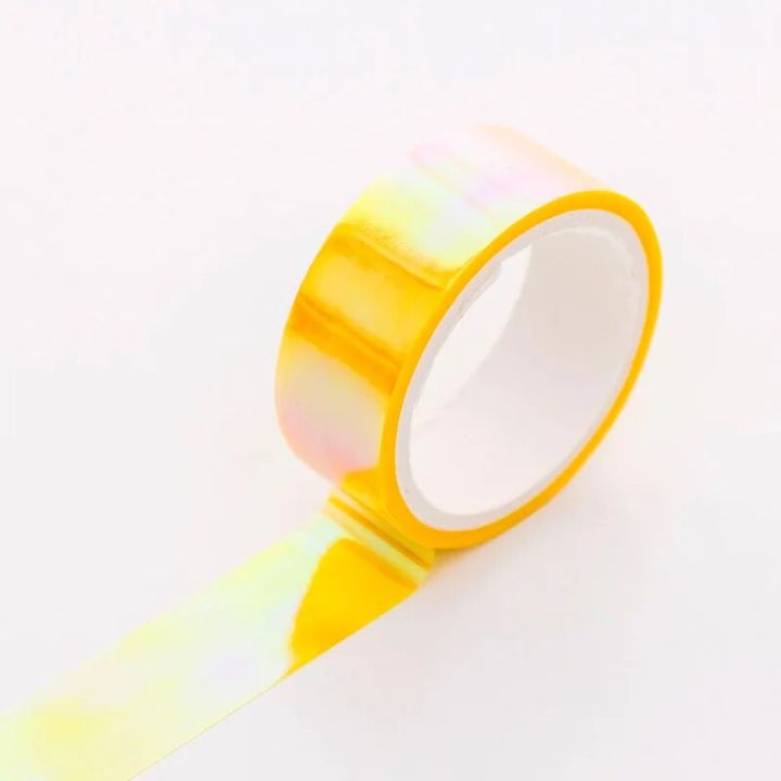 Colorful%20Shining%20Rainbow%20laser%20Decorative%20Adhesive%20Tape%20Masking%20Tape%20DIY%20Scrapbooking%20Sticker%20Label%20japanese%20stationery%20-%20Image%206
