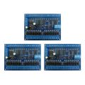 3X DC 12V 24V 16 Input 16 Output RS485 Remote Control Switch PLC IO Expansion Board Modbus RTU Module, Only Board. 