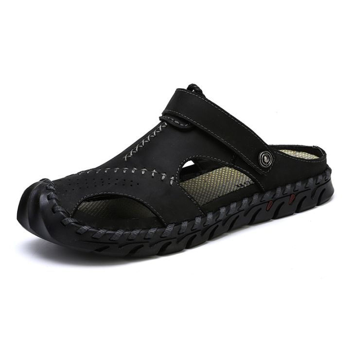 Sandals%20Men%20Leather%20Luxury%20Summer%20Beach%20Classic%20Hollow%20Breathable%20Soft%20Comfortable%20Slippers%20High%20Quality%20Big%20Size%20Roman%20Shoes%20-%20Image%202