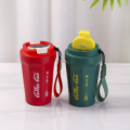 Intelligent temperature measurement Coca-Cola coffee cup stainless steel double-layer insulation mug mug office car portable water cup. 