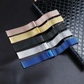 Universal Milanese Watchband 18mm 20mm 22mm Silver Gold Metal Stainless Steel Strap Band Replacement Bracelet For Smart Watch Outlier Aeuinv. 