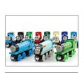 【No-Questions-Asked Refund】 TE Children's Trains Wooden Train Interactive Games. 
