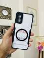 Infinix GT 30 Pro 5G, [Droproof] [Sweat-Proof] [Fingerprint-Proof] Shockproof Protective Phone Case Fits Infinix GT 30 Pro 5G,Black. White TPU Transparent. 