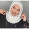 Instant Chiffon Hijabs For Woman Muslim Inner Headband Women Cap Hijab With Cap Attached Neck Cover Turban Underscarf Islam.