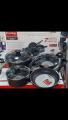 MGC/ Prestiege 7 Pcs Cookware Set For Superior Release -1Pc Casserol, 1Pc Fry pan, 1Pc Karai, 1Pc Milk pan and 3 lids Gift And Home Use.
