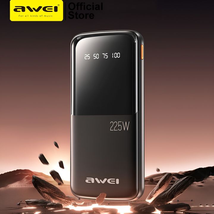 AWEI%20P10K%2010000mAh%2022.5W%20Fast%20Charging%202%20USB%20&%201%20TYPE-C%20Output%20Ports%20LED%20Digital%20Display%20Power%20Bank%20-%20Image%206