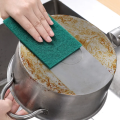 (Pack of 10pcs) Modern Bright Dish Washing Pad Green Scouring Pad Dish Cleaning Scrubber Scouring Pads for Dishes Kitchen Scrubbers & Metal Grills - Majuni. 
