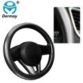【Alizeker Mall】Steering Wheel Racing Sport Fiber Style for Car 14-15 inch cm Steering Wheel Universal Accessories. 