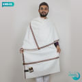 White Color Beautiful Design Indian Kashmiri Shawls for Men ||100% Pure Wool Toosha Shawl || Kashmiri Pashmina Gents Shawl. 
