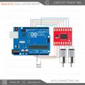 2-Channel Motor Driver Module TB6612 / TB6612FNG – 1A Dual Motor Controller for Arduino, RC Cars, LFR, and DIY Projects. 