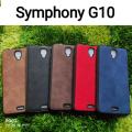For Symphony G10 Leather Textured Back Cover. 