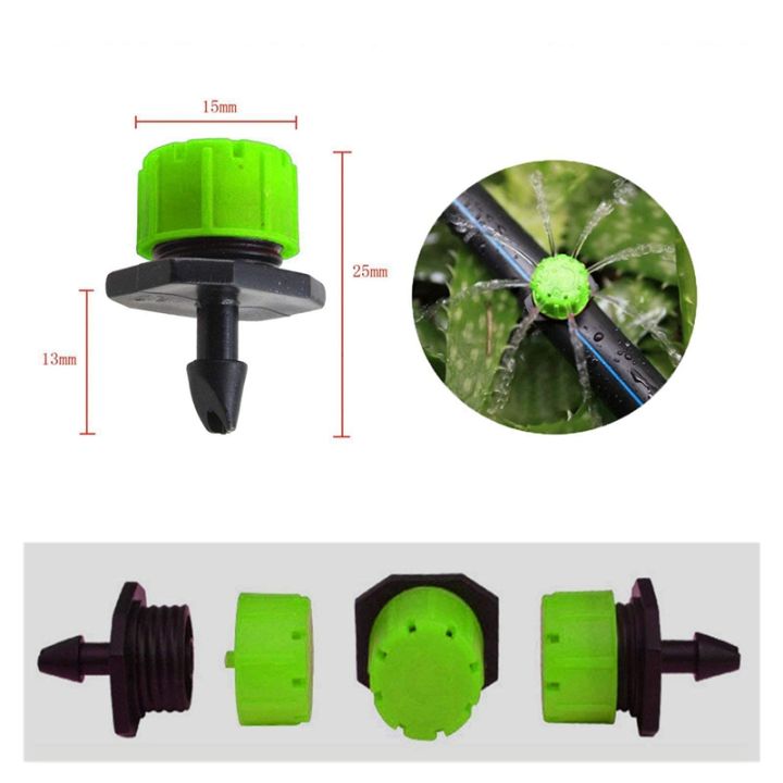 BRADOO-100Pcs%201/4Inch%20Adjustable%20Micro-Type%20Drip%20Irrigation%20System%20Watering%20Sprinklers%20Anti-Clogging%20Emitter%20Garden%20Supplies%20-%20Image%206