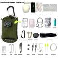 New 29 in 1 Emergency Survival Kit  Outdoor Survival Tool  for Fishing Camping Hiking Survival Gear Emergency Kit. 