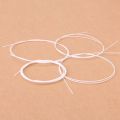 4pcs White Nylon Ukulele String Set.
