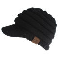 2018 New Style Labeled Baseball Cap Cap Back Opening Ponytail Hat Autumn Winter Beanie Woman 12 Colors. 