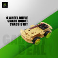 4 Wheel Drive Smart Robot Chassis Kit. 