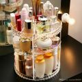 360 Rotating Makeup Organizer, Adjustable Cosmetic Storage Display Case with 8 Layers, Large Capacity Cosmetic Shelf. 