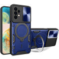 xprmy for Samsung Galaxy A23 5G Dual Layer Phone Case with Slide Camera Cover and Metal Hidden Bracket.