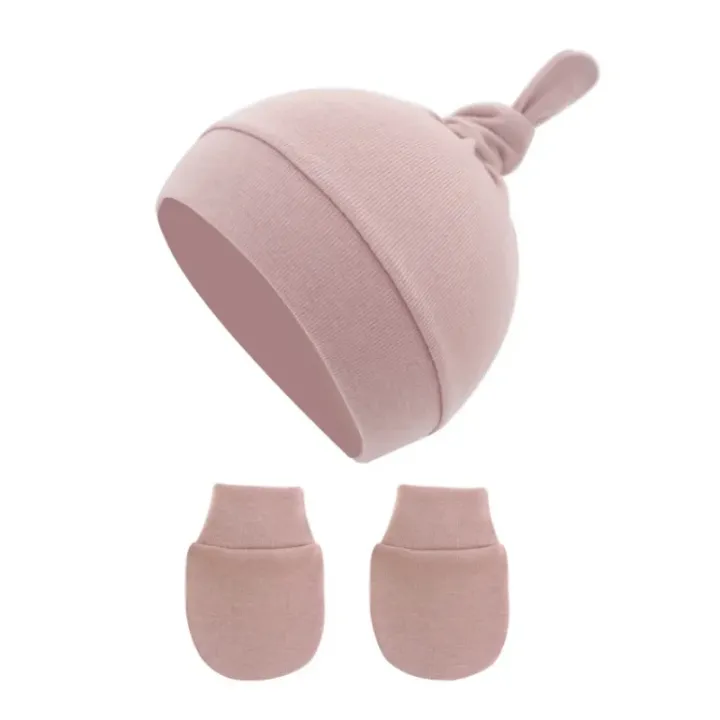 3pcs/Lot%20Solid%20Caps%20for%20Children%20Kids'%20Hat%20for%20New%20Born%20Baby%20Hat%20Birth%20Hat%20Baby%20Beanie%20Toddler%20Hat%20Glove%20Set%20Newborn%20Accessories%20-%20Image%205