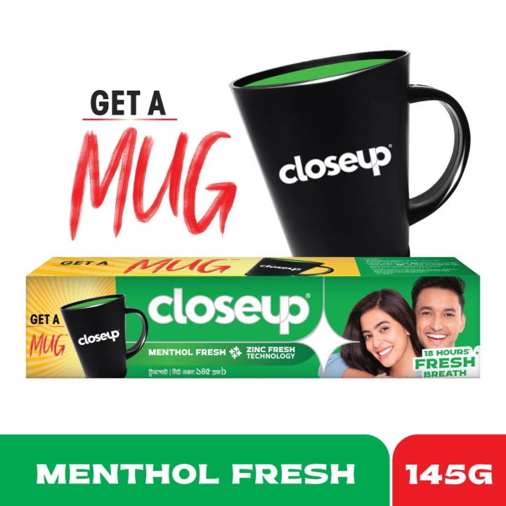 Closeup Toothpaste Menthol Fresh 145g (Sipper Free)