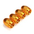 【Alizeker Mall】Brand New 4PCS Durable Aluminum Car Air Cover Tire Valve Wheel Stem Caps Dustproof Cover Car Accessories. 
