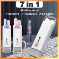 Keyboard Cleaning Tool Portable Multifunctional Cleaning brush Tool Electronics 7 in 1 Earbud keyboard laptop Cleaning Pen cleaner Kit.