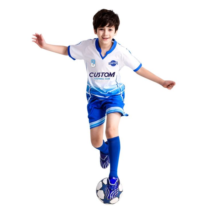 Wholesale%20Custom%20100%25%20Polyester%20Cheap%20Childrens%20Soccer%20Jersey%20Summer%20Breathable%20Football%20Jersey%20Set%20Soccer%20Uniform%20For%20Kids%20Y303%20-%20Image%205