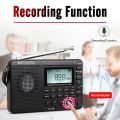 RETEKESS V115 Radio FM AM SW Portable Radios Rechargeable Shortwave Radio Batteries Full Wave USB Recorder Speaker for Elders. 