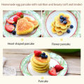 4-Cavity Non-Stick Pancake Mold Flexible Premium Material Pancake Mold for Kitchen Family Cooking. 