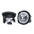 【Value Bundle】 2 Pair LED Fog Light Front Bumper Fog Lamp Bulb Lens for Toyota Avanza 2012-2019. 