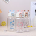500ML Cartoon Transparent Straw Cup Cute Anime Portable Water Cup SEVICH. 