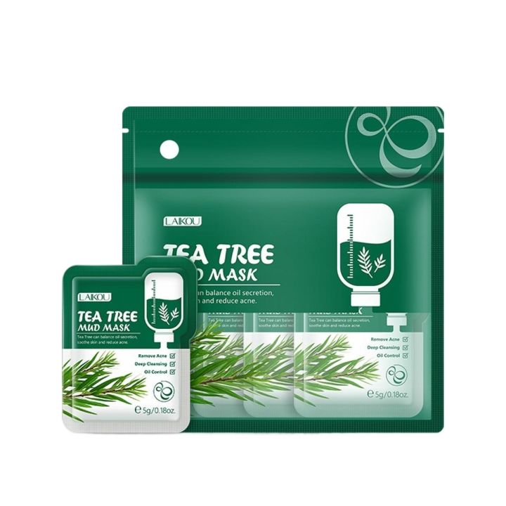 Laikou Tea Tree Mud Mask 5g-12 pieces