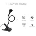 USB LED Reading Book Light Table Lamp Flexible Night Lights For Bedroom Bedside LED Desk Lamp With Clip Holder Luminaria. 