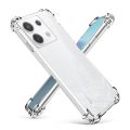 Xiaomi Redmi Note 13 4G Premium Silicone Case Crystal Clear Soft TPU Ultra-Thin Transparent Flexible Protective Mobile Phone Back Cover. 