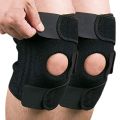 Knee Adjustable Sports Training Elastic Patella Sports Leg Support Brace Knee-Pad Hole Breathable Safety Guard Strap.