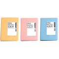 LLOYD Candy Colors Photo Album Memory Storage Polaroid Album Instax Album Photography Instant Polaroid Binders Albums Card Holder Mini Photo Album 3inch Picture Case/Multicolor.