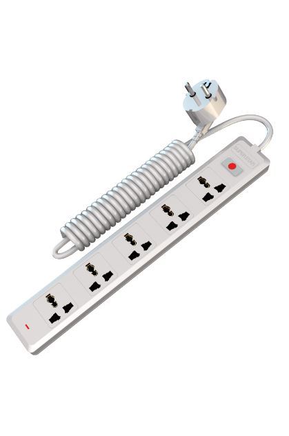 Super Star Smart Extension Socket 2 PIN 5 Socket