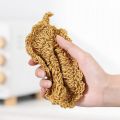 Korean Wire Dish Towel Kitchen Non-stick Oil Dishwashing Block Double-sided Rag Mesh Scouring Pad Cleaning Cloth 1Pcs.