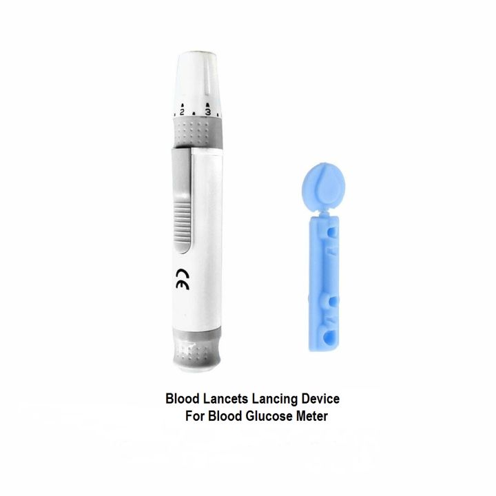Blood lancet needle with Lancing Device pen for glucose test meter